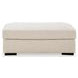 Cloverview Linen Upholstered Rectangular Ottoman