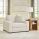 Cloverview Linen Upholstered Chair and A Half with Pillow