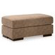 Meadowleaf Pecan Upholstered Rectangular Ottoman