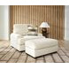 Meadowleaf Sand Upholstered Chair and A Half with Pillow