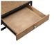 Norwood Weathered Oak and Black Rectangular Glass Top End Table
