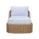 Axel Blue Performance Fabric Upholstered Outdoor Lounge Chair
