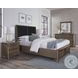 Woodbridge Dark Cashmere And Black King Upholstered Storage Platform Bed