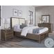 Woodbridge Dark Cashmere And White Upholstered Storage Platform Bedroom Set