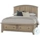Woodbridge Shadow Gray Queen Arch Storage Platform Bed