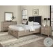 Woodbridge Shadow Gray And Black Upholstered Storage Platform Bedroom Set