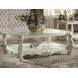 Versailles Bone White Rectangular Coffee Table