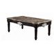 Ernestine Black Rectangular Marble Cocktail Table