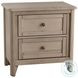 Woodbridge Clear Maple And White Upholstered Low Profile Bedroom Set