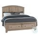 Woodbridge Clear Maple Arch Storage Platform Bedroom Set
