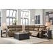 Ultra Max Biscotti 5 Piece Modular Power Reclining Sectional with Armless Recliner and USB Charging