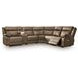 Ultra Max Biscotti 6 Piece Modular Power Reclining Sectional with USB Charging and Audio Console