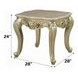Gorsedd Golden Ivory Rectangular Marble Top Occassional Table Set