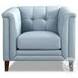 Elric Spa Blue Leather Living Room Set