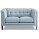 Elric Spa Blue Leather Living Room Set