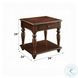 Farrel Walnut Square End Table