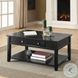Malachi Black Rectangular Lift Top Occassional Table Set