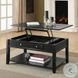 Malachi Black Rectangular Lift Top Occassional Table Set
