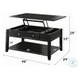 Malachi Black Rectangular Lift Top Occassional Table Set