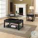 Malachi Black Square End Table