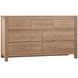 Tide And Timber Clear Oak 7 Drawer Dresser