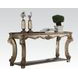 Vendome Gold Patina Rectangular Sofa Table with Storage