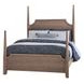 Tide And Timber Gray Oak King Pencil Poster Bed
