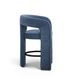 Malone Denim Blue Performance Fabric Upholstered Counter Height Stool