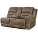 Ravenel Fossil 3 Piece Modular Power Reclining Sectional with RAF Console Loveseat and USB Charging