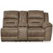 Ravenel Fossil 3 Piece Modular Power Reclining Sectional with RAF Console Loveseat and USB Charging