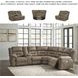 Ravenel Fossil 3 Piece Power Reclining Console LAF Sectional