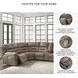 Ravenel Fossil 3 Piece Power Reclining Console RAF Sectional