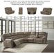 Ravenel Fossil 4 Piece Power Reclining Console RAF Sectional