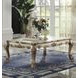 Dresden Gold Patina and Bone Rectangular Coffee Table
