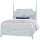 Tide And Timber Blue Maple King Pencil Poster Storage Bed
