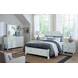 Tide And Timber Blue Maple King Pencil Poster Storage Bed