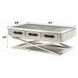 Brancaster Aluminum Rectangular Coffee Table