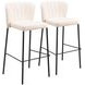 Linz Cream Bar Stool Set of 2