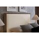 Lodge and Loft Ivory Cream Performance Fabric Queen Upholstered Panel Bed