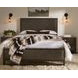 Lodge and Loft Sedona Brown Performance Fabric King Upholstered Panel Bed