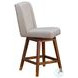 Constantine Taupe Swivel Bar Stool