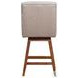 Constantine Taupe Swivel Bar Stool