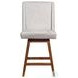 Constantine Beige Swivel Bar Stool