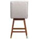 Constantine Beige Swivel Bar Stool