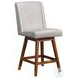 Constantine Beige Swivel Bar Stool