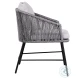 Calica Outdoor Patio Gray Dining Chair