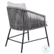 Calica Outdoor Patio Gray Dining Chair