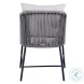 Calica Outdoor Patio Gray Dining Chair