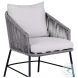 Calica Outdoor Patio Gray Dining Chair
