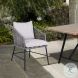 Calica Outdoor Patio Gray Dining Chair